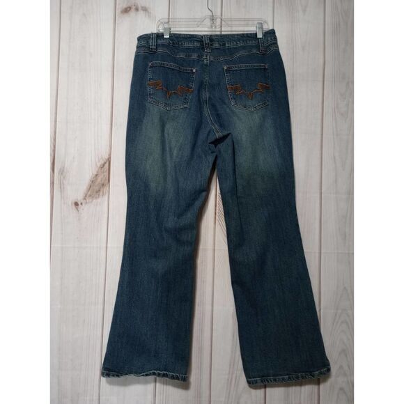 Cato Jeans Ladies 18W Mid‎ Rise Flare - Picture 2 of 7